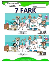 İki Resim Arasındaki Farkı Bul Etkinliği